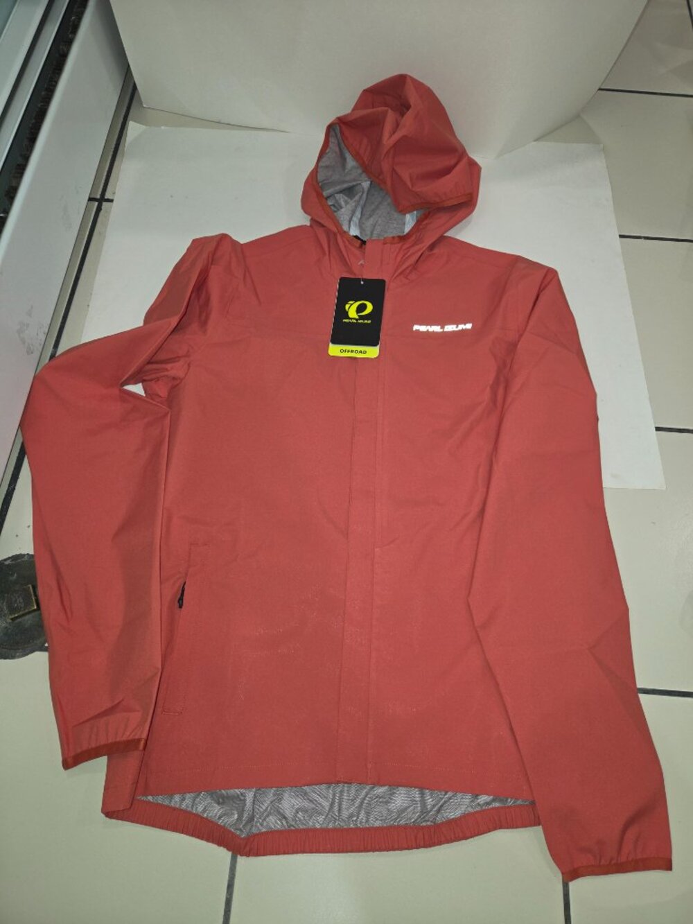 PEARL iZUMi Canyon 2.5L WXB Rain Jacket Men's Size Medium Adobe $150 New w/tags - Picture 3 of 11